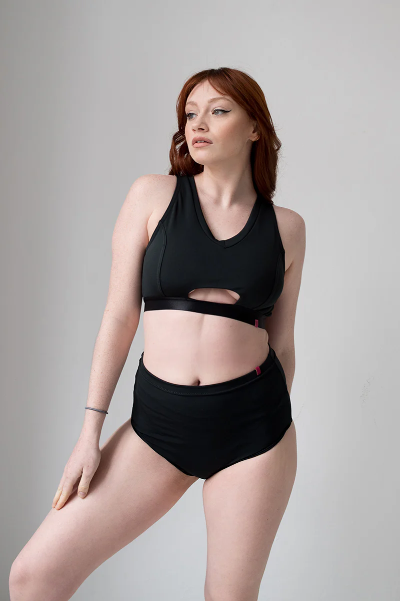 Pole Addict High Waisted Shorts - Black - Image 2