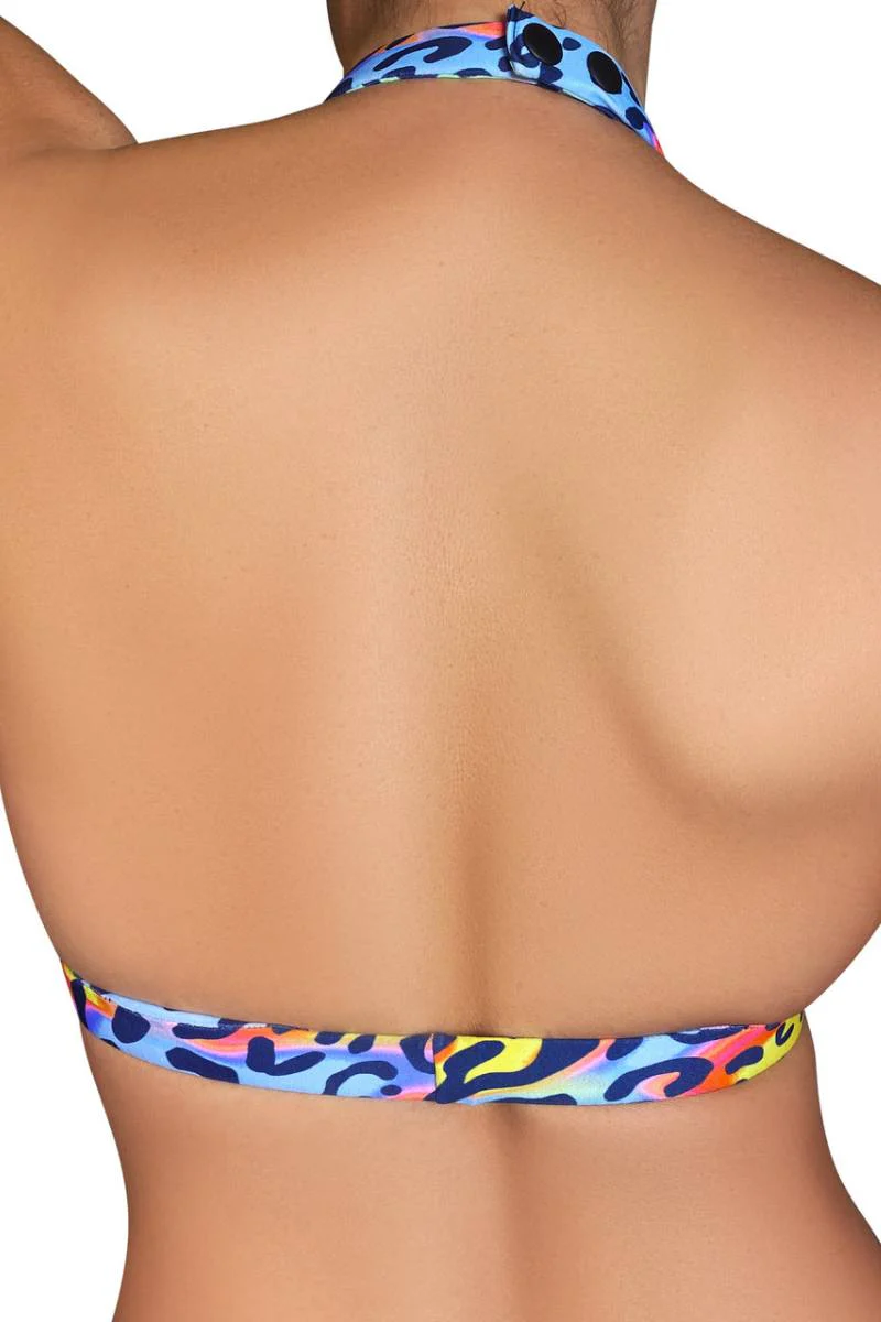 Cleo the Hurricane Amber Keyhole Top - Multi Leopard - Image 3