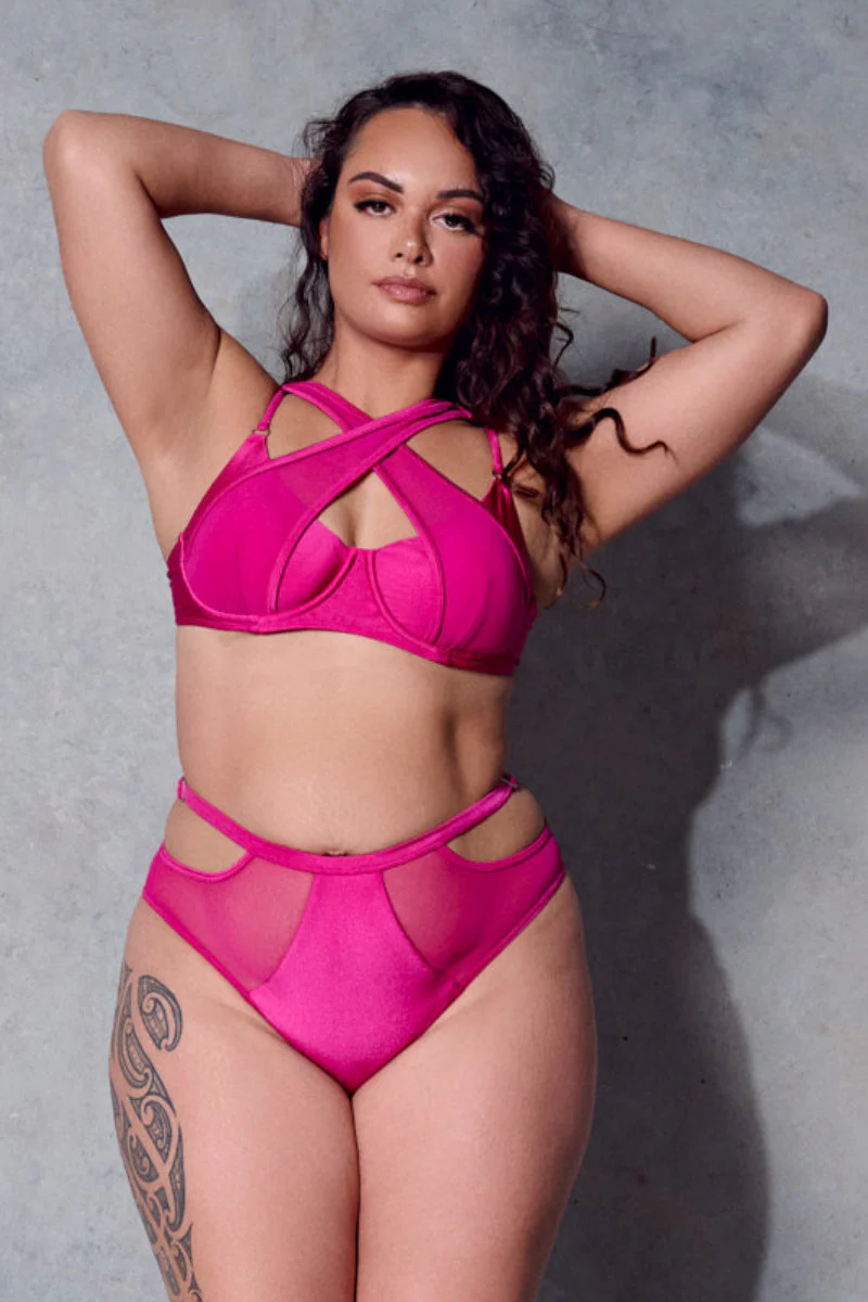CXIX Classique Crossover Bra - Berry - Image 4