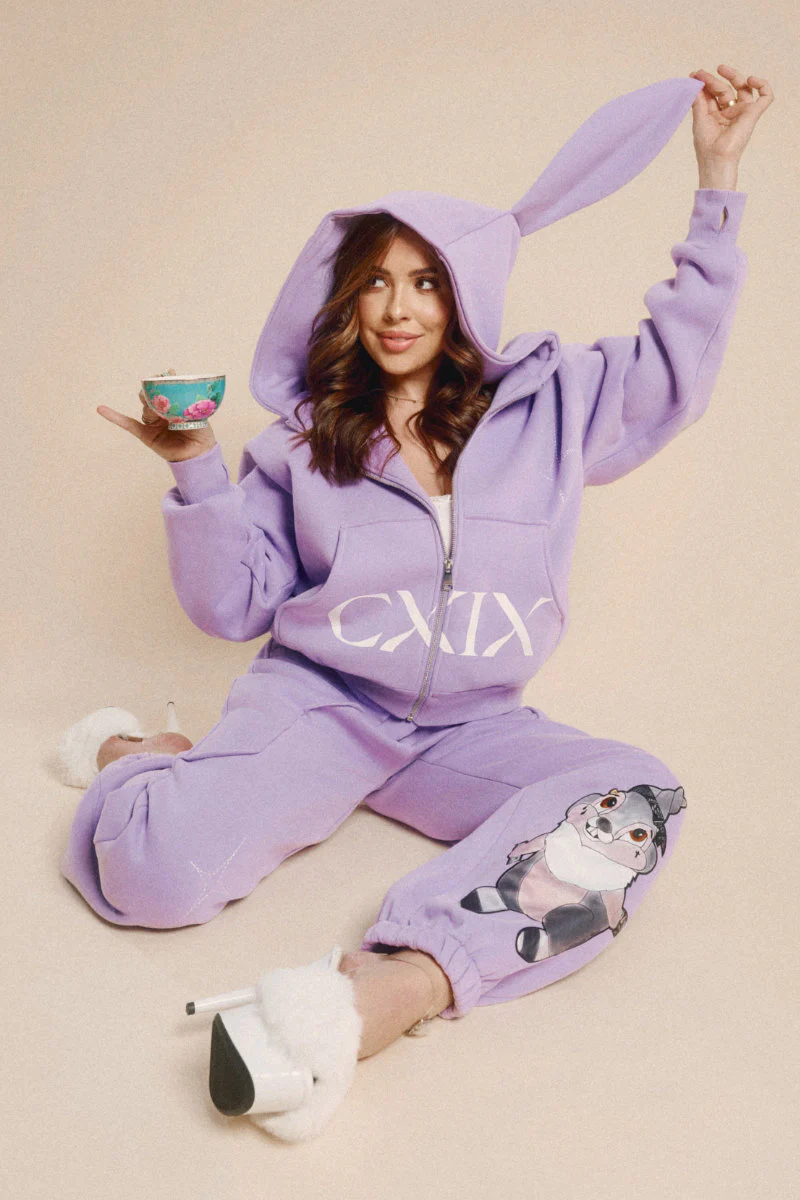 CXIX Creatures In The Club: Blessed Bunz Sweatpants - Purple - Image 4