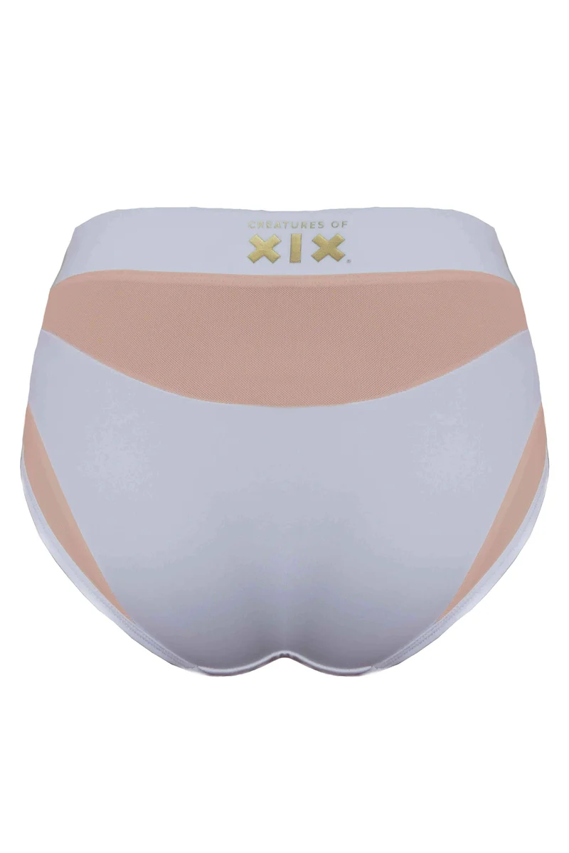 CXIX I S I S Goddess Bottoms - White with Sand Mesh - Image 8