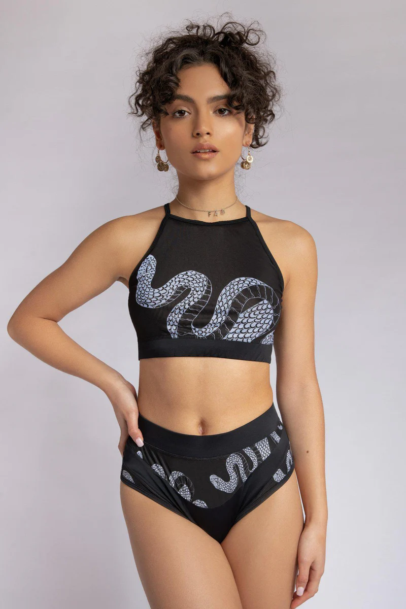CXIX Medusa High Waisted Bottoms - Black - Image 3