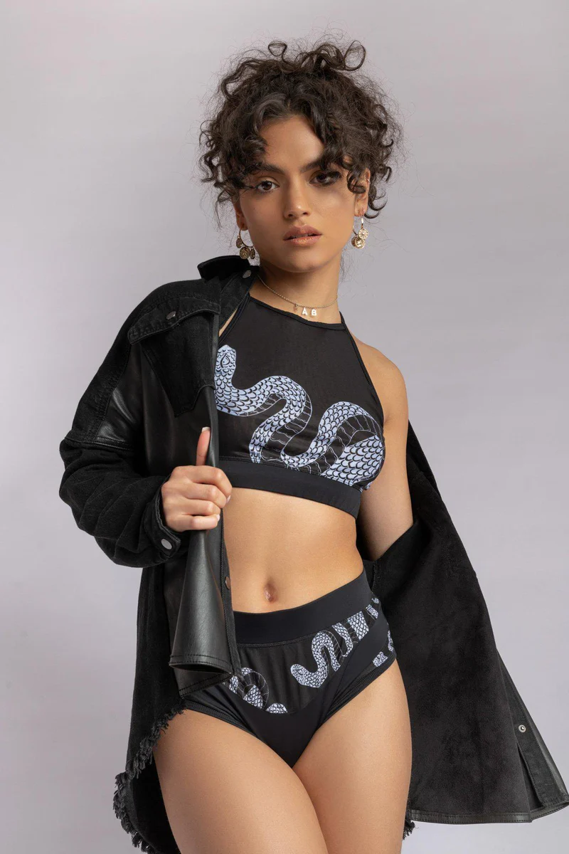 CXIX Medusa High Waisted Bottoms - Black - Image 5