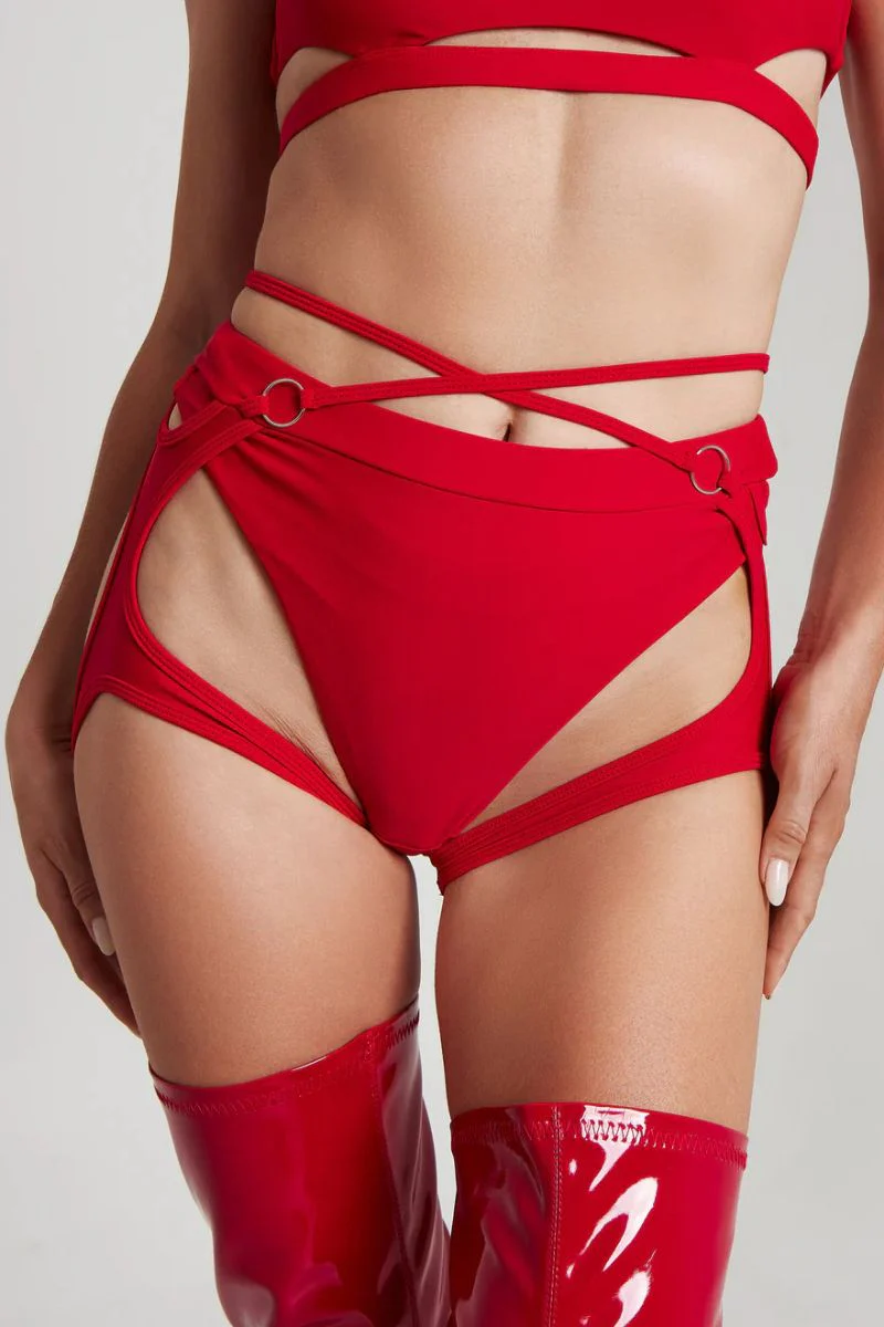 Harna Fantasy Bottoms - Red - Image 3