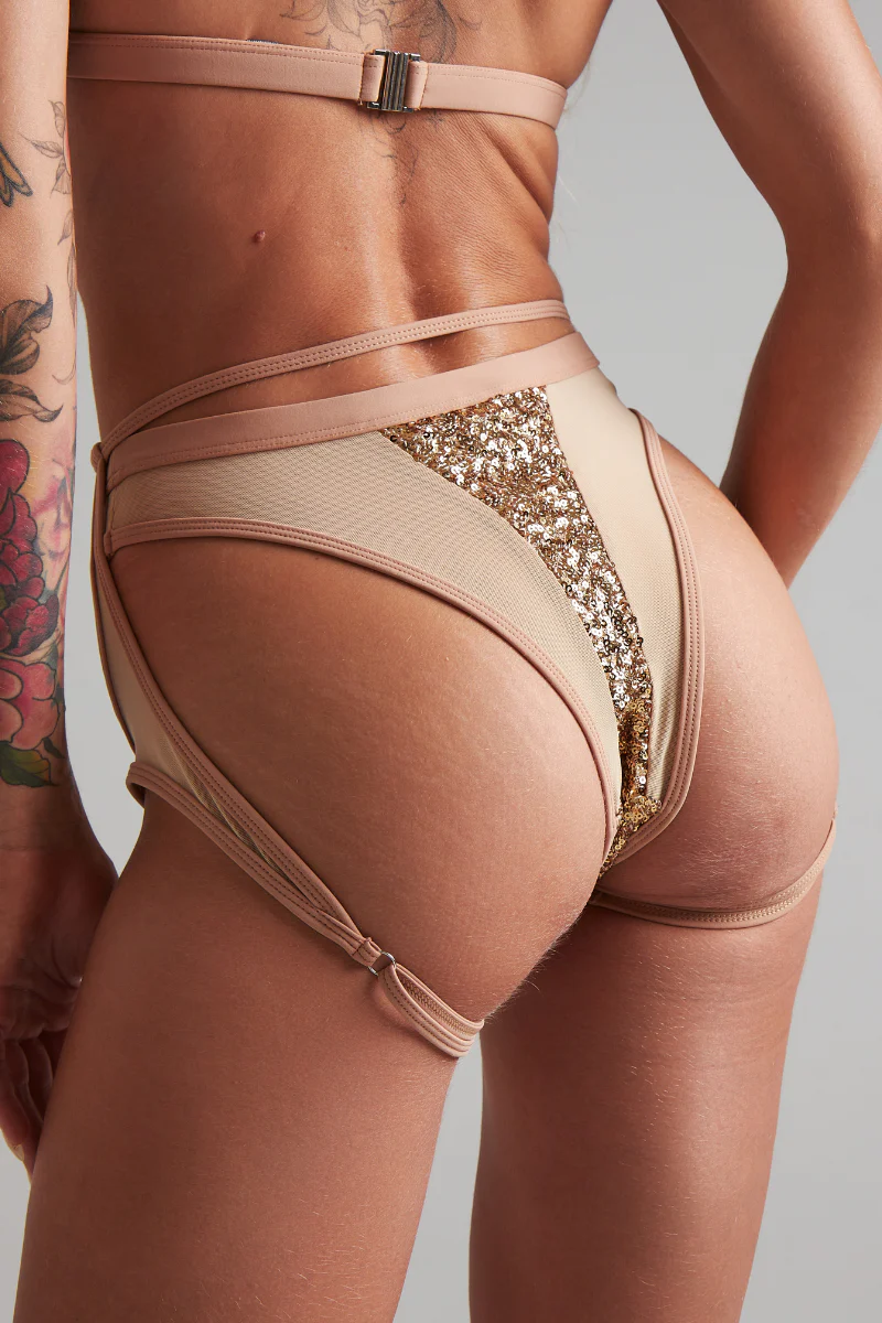 Harna Sparkling Bottoms - Golden Nude - Image 2