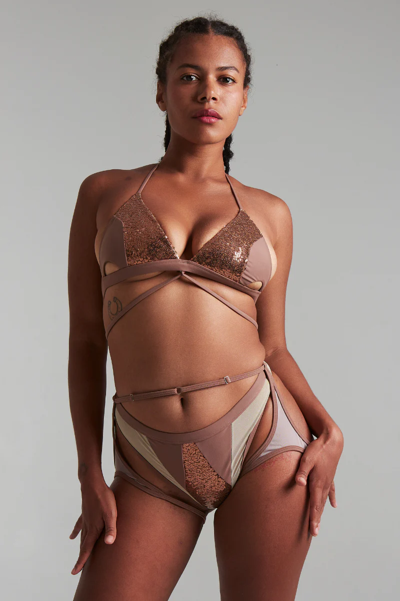 Harna Sparkling Bottoms - Mocca/Bronze