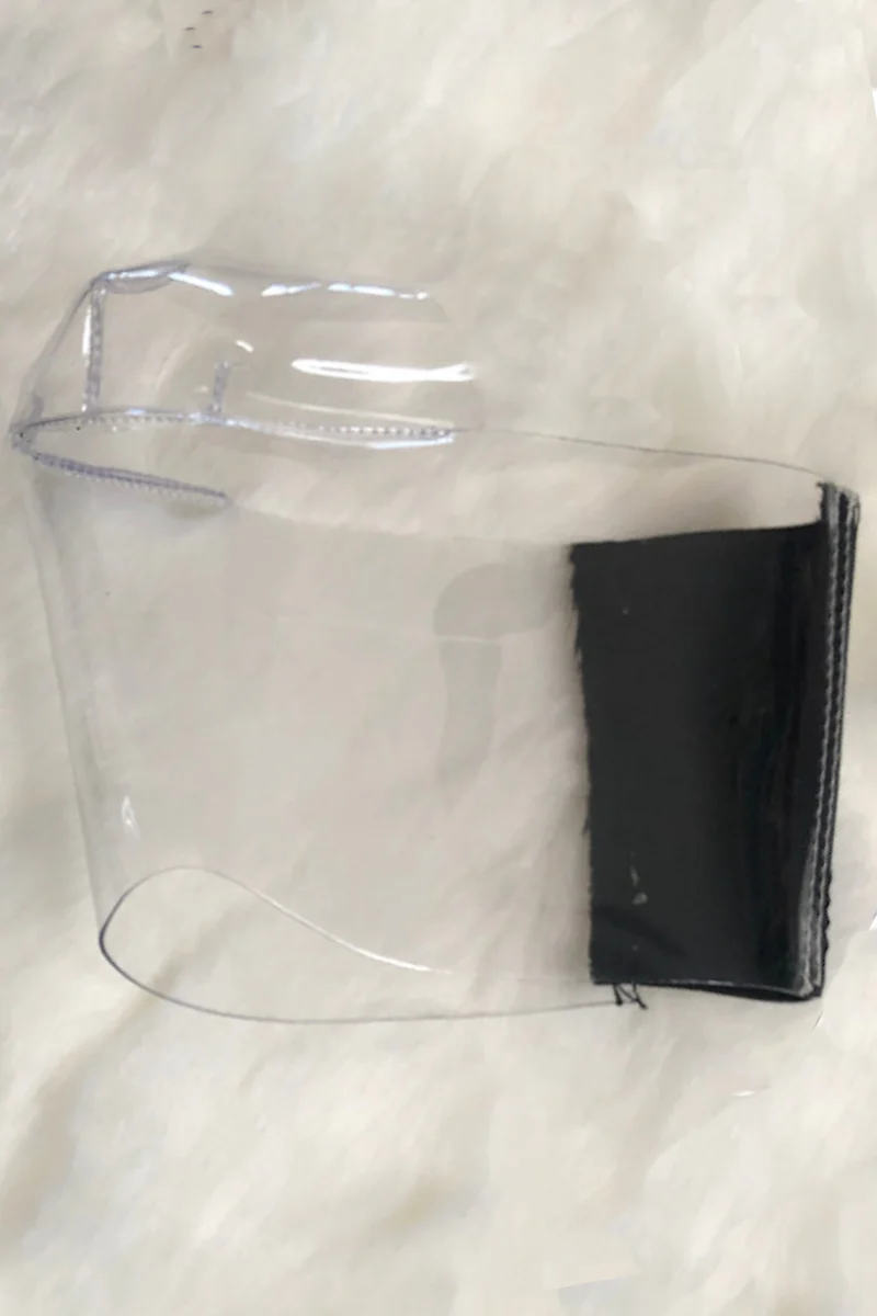 Hella Heels Classique 8inch Boot Protector - Clear (Black Back) - Image 2