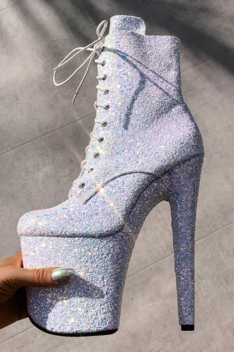 Hella Heels The Glitterati XTRA 8inch Boots - Wishlist - Image 2
