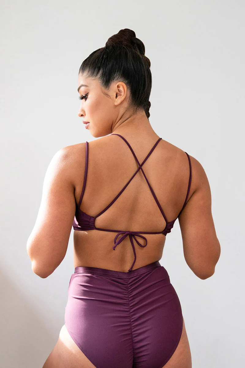 Lunalae Amelia Top - Recycled Mulberry - Image 2