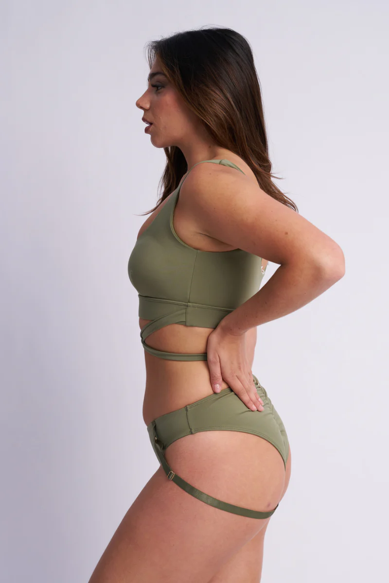 Lunalae Kehlani Low Waist Bottoms - Green - Image 3