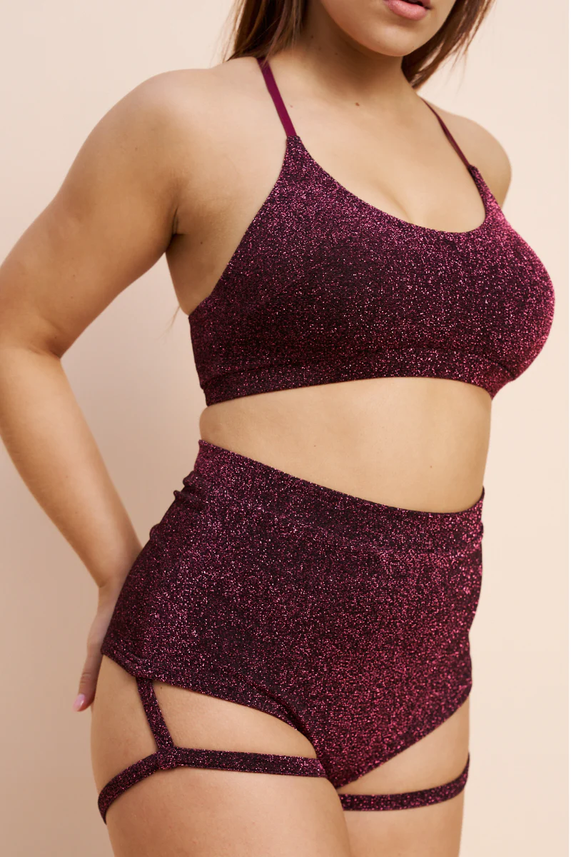 Lunalae Athena Top - Coral Shimmer - Image 5