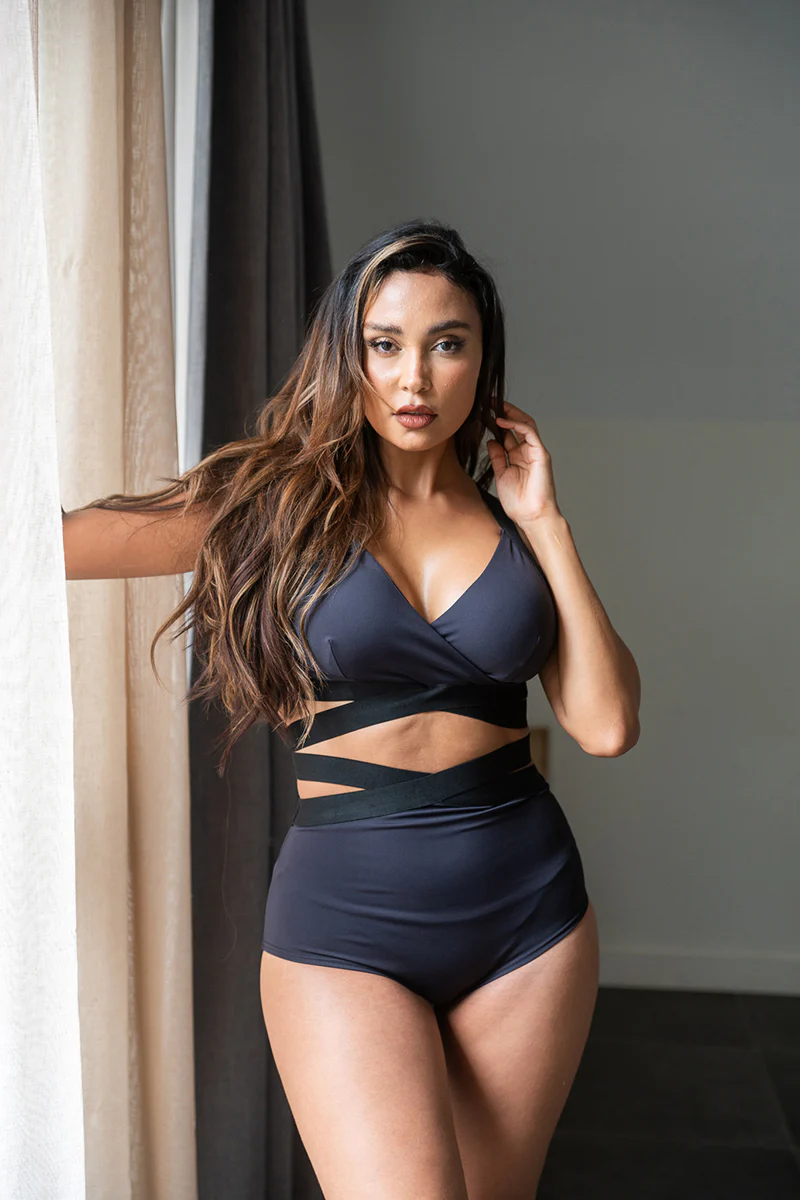 Lunalae Tara High Waisted Bottoms - Recycled Black - Image 6
