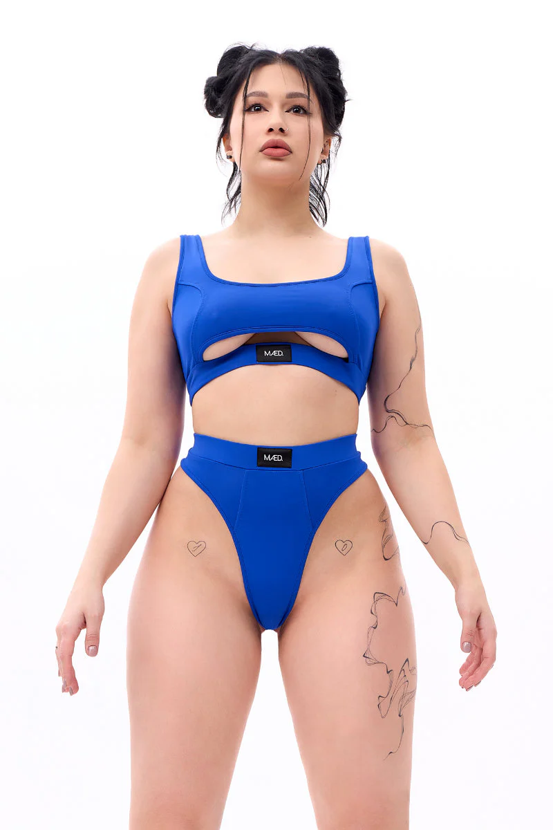 MÆD Offset Bottoms - Matte Electric Blue - Image 4