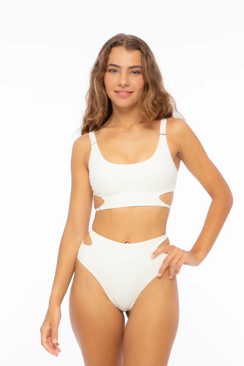 Nona Perkasa Gladiolus Top - Ivory - Image 4