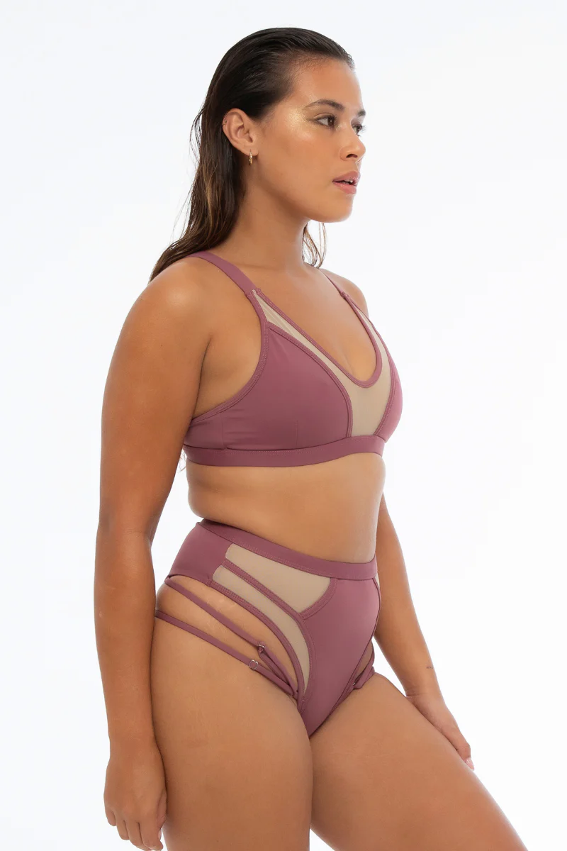 Nona Perkasa Solace Top - Wine - Image 3