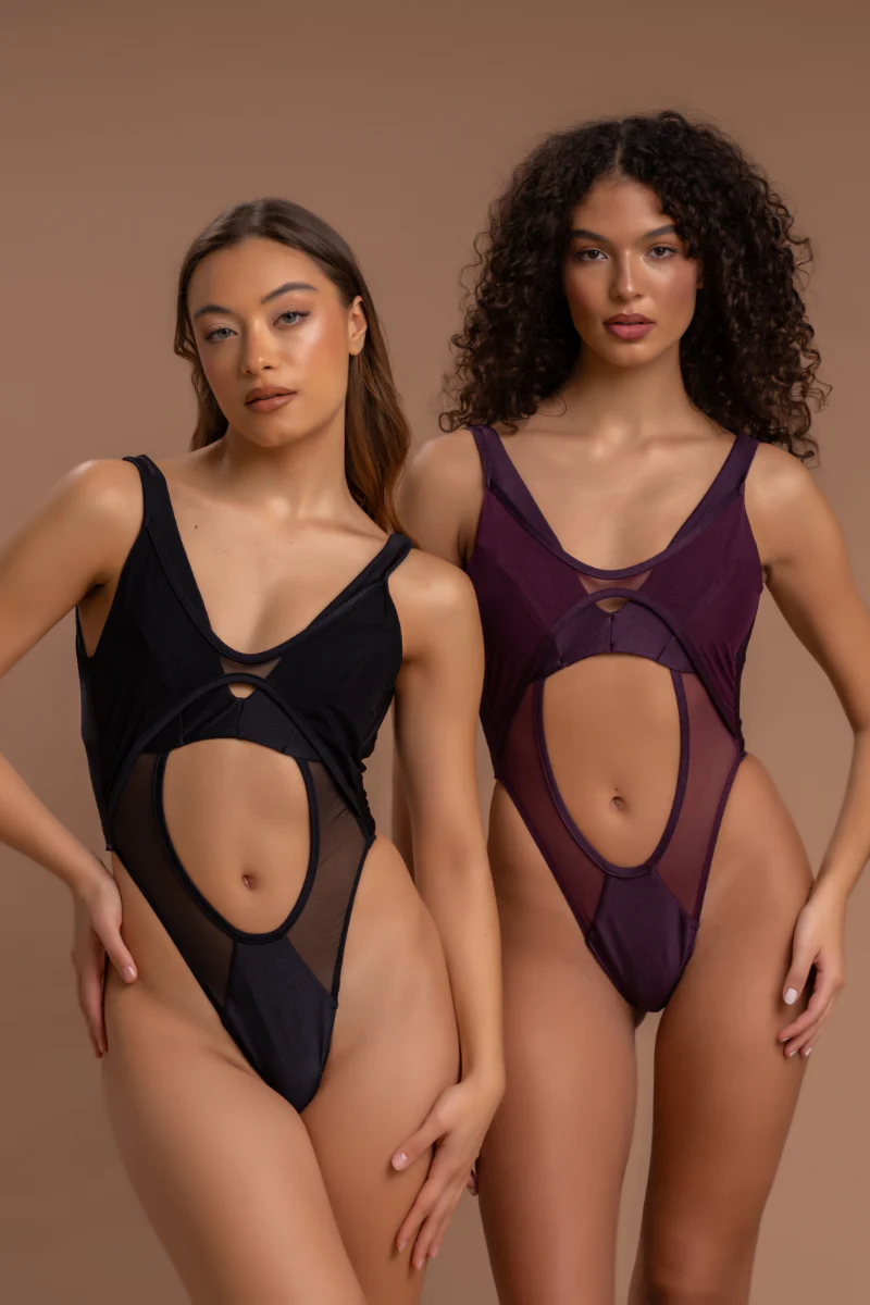 Paradise Chick Gigi Active Bodysuit - Black - Image 5