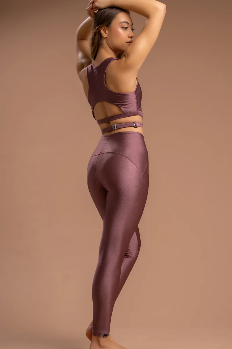 Paradise Chick Gigi Active Leggings - Mocha - Image 3
