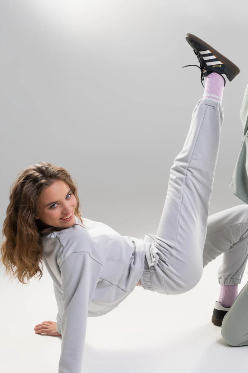 Paradise Chick Supreme Logo Sweater - Light Grey - Image 5