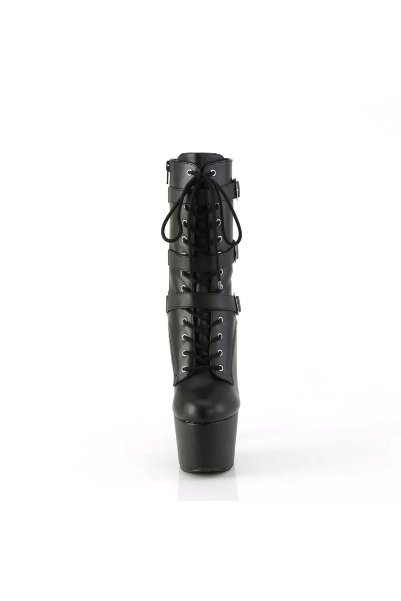 Pleaser USA Adore-1043 7inch Boots - Matte Black - Image 2