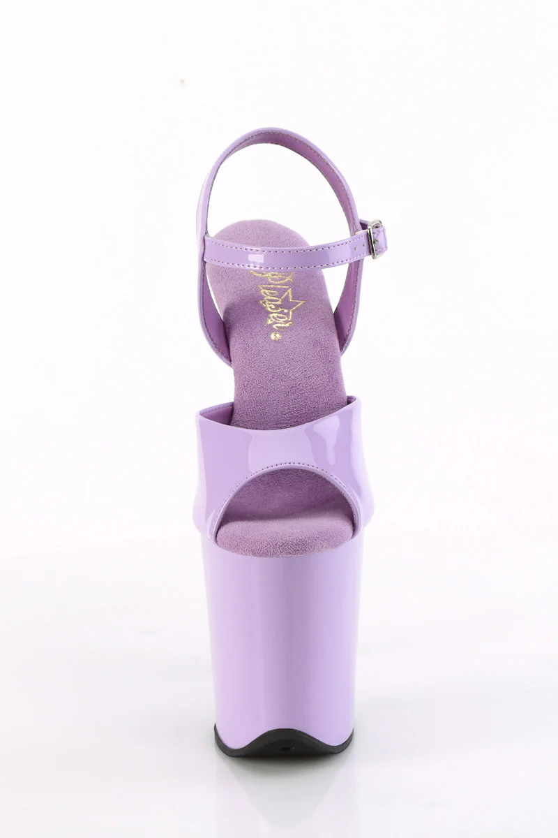 Pleaser USA Flamingo-809 8inch Stilettos - Patent Lavender - Image 4