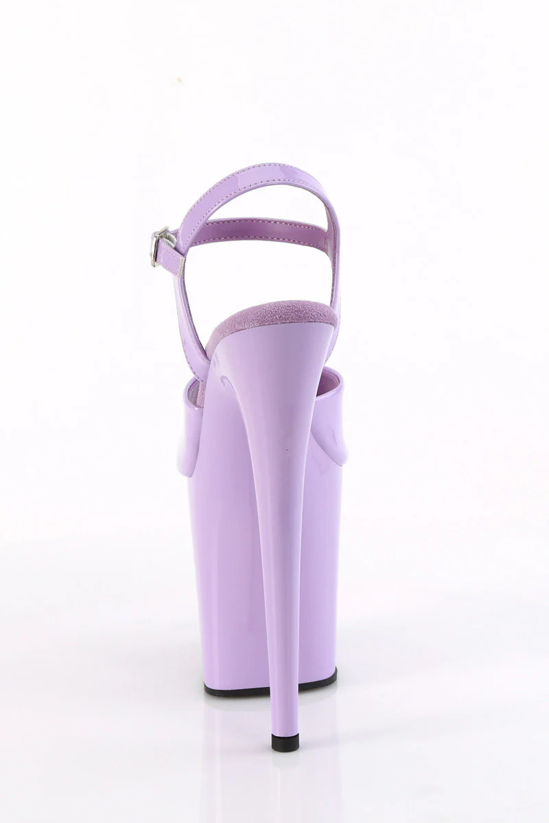 Pleaser USA Flamingo-809 8inch Stilettos - Patent Lavender - Image 5