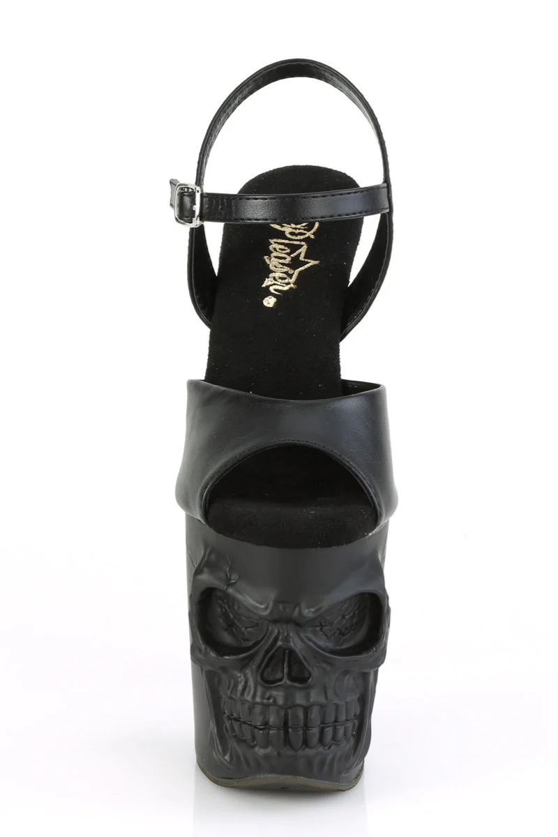 Pleaser USA Rapture-809 8inch Stilettos - Matte Black - Image 4