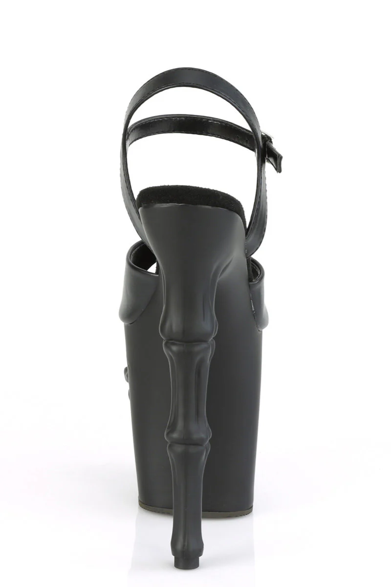 Pleaser USA Rapture-809 8inch Stilettos - Matte Black - Image 5