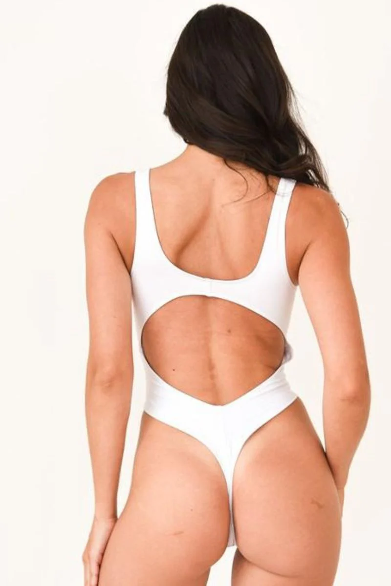 Pole Addict Tender Bodysuit - White - Image 2