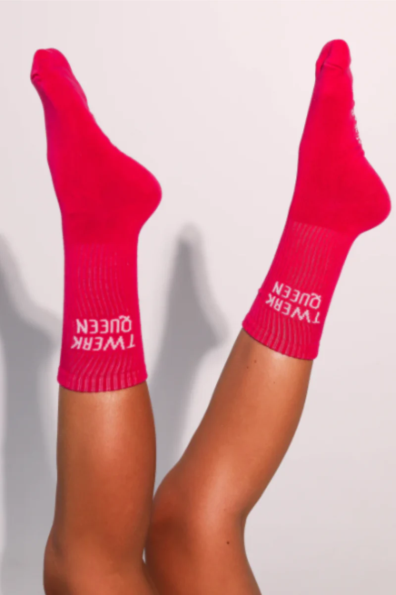 REV ACTIV Twerk Queen Socks - Pink