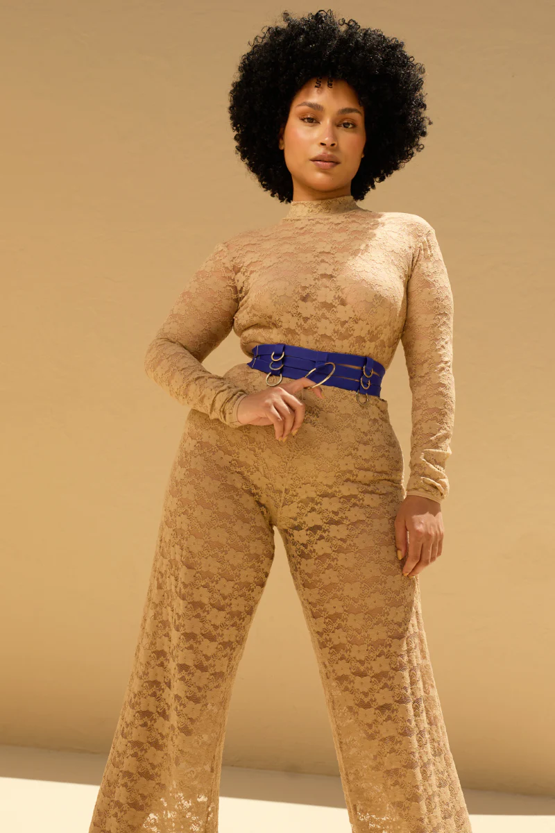 Rolling Halo Harness - Royal Blue/Gold - Image 4