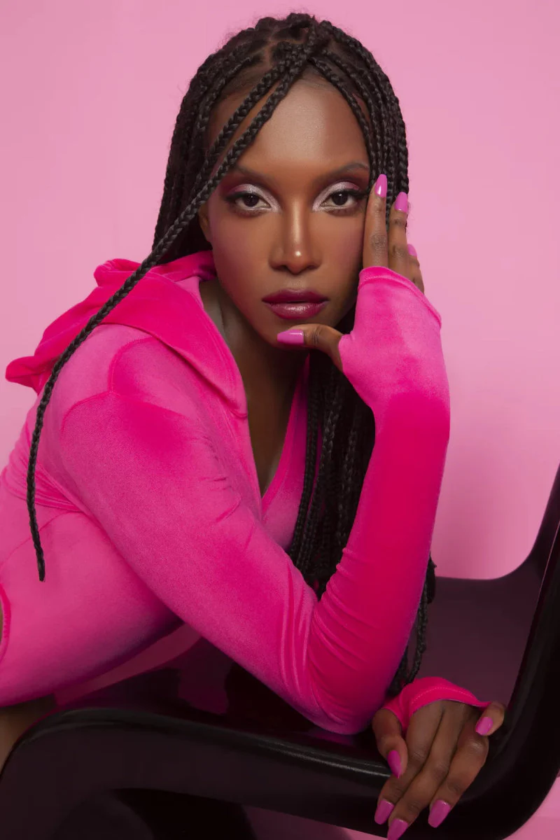 Rolling Paris Bodysuit - Pink - Image 4