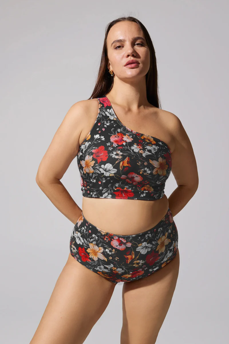 Shark Polewear High Waist Shorts - Bloom - Image 2