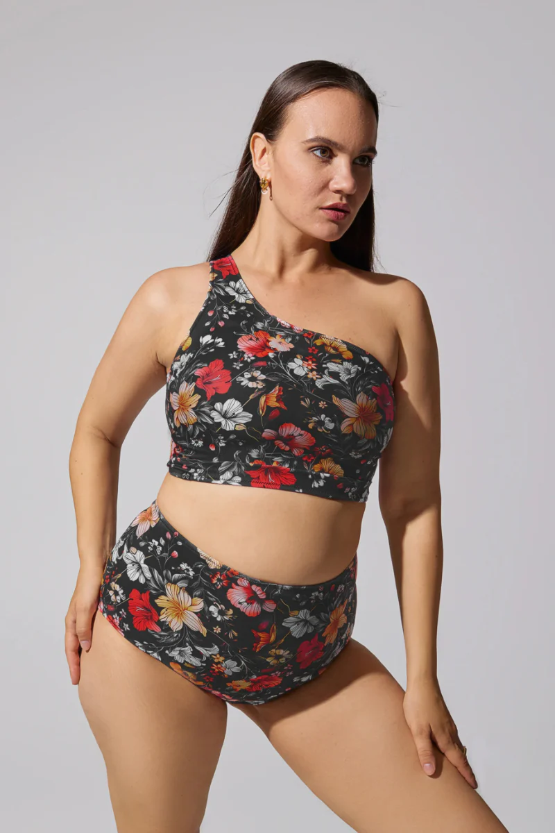 Shark Polewear High Waist Shorts - Bloom - Image 4