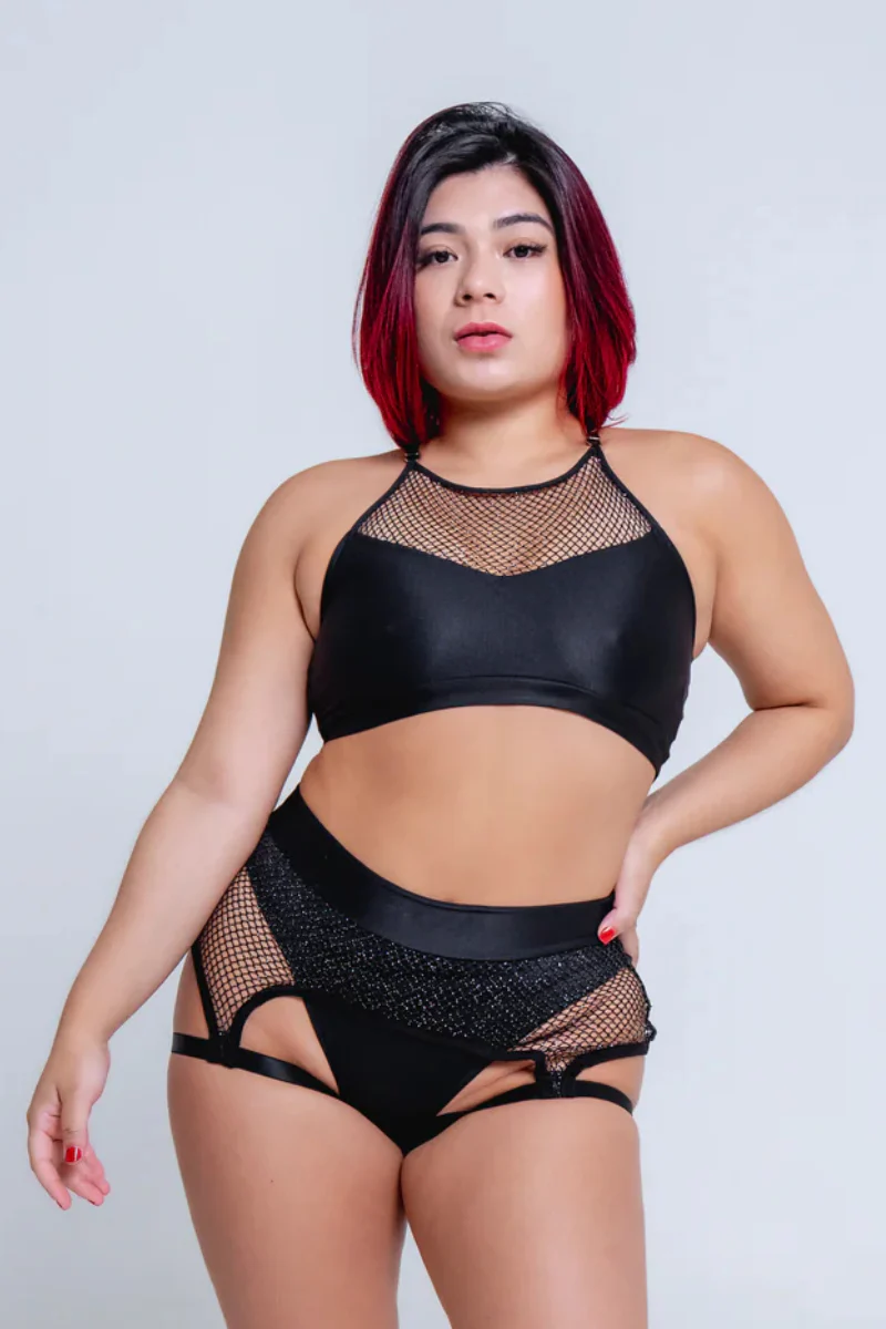 Sorte Frisson Top - Black - Image 5
