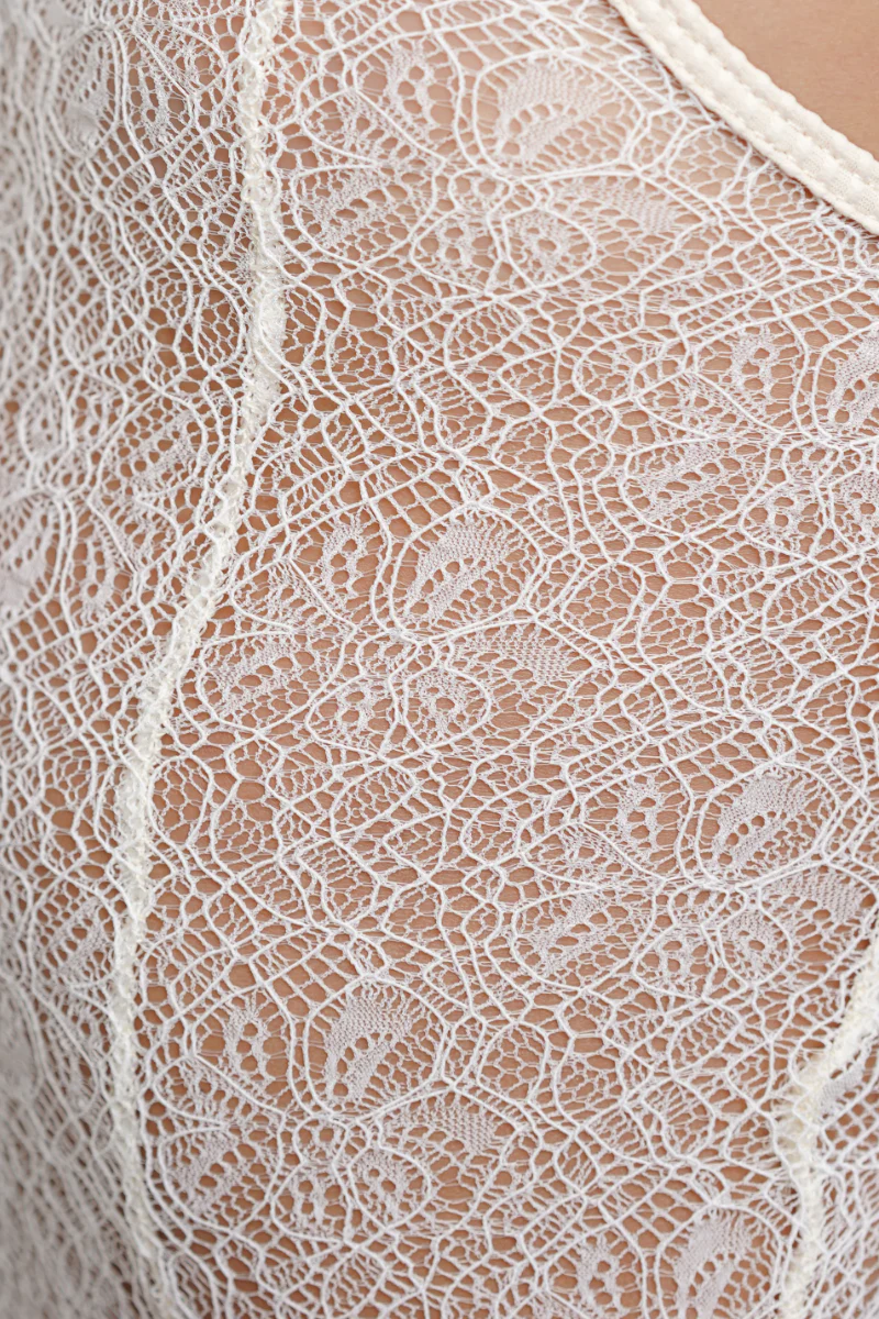 Sorte Possess Bodysuit - Off White Lace - Image 5