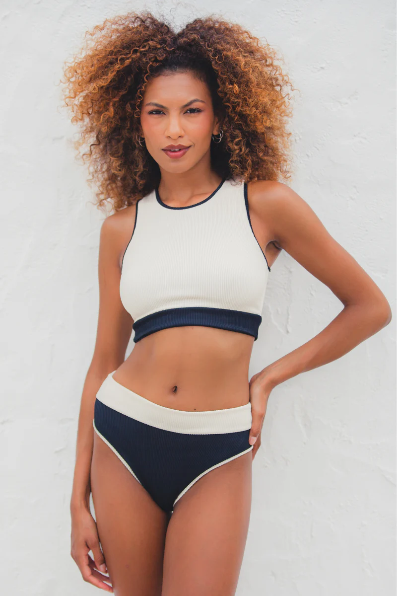 Sorte Solei Bottoms - Black/Off White