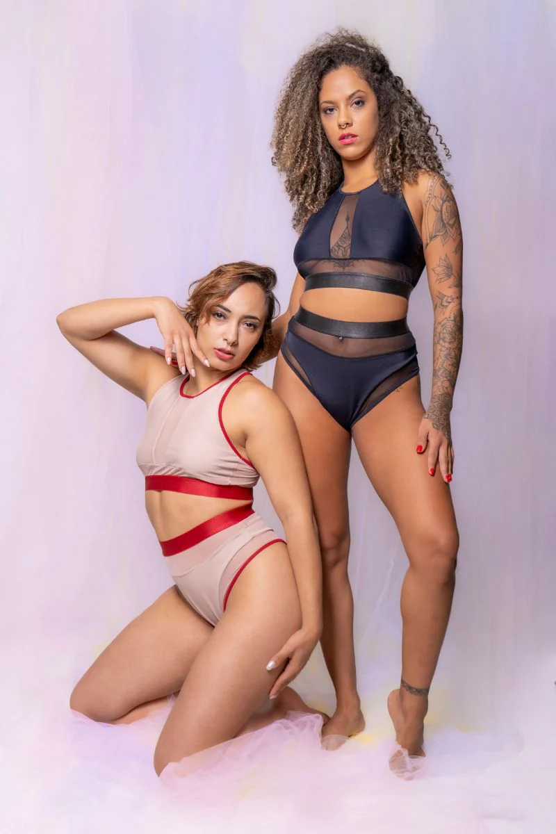 Sorte Trance Top - Black - Image 6
